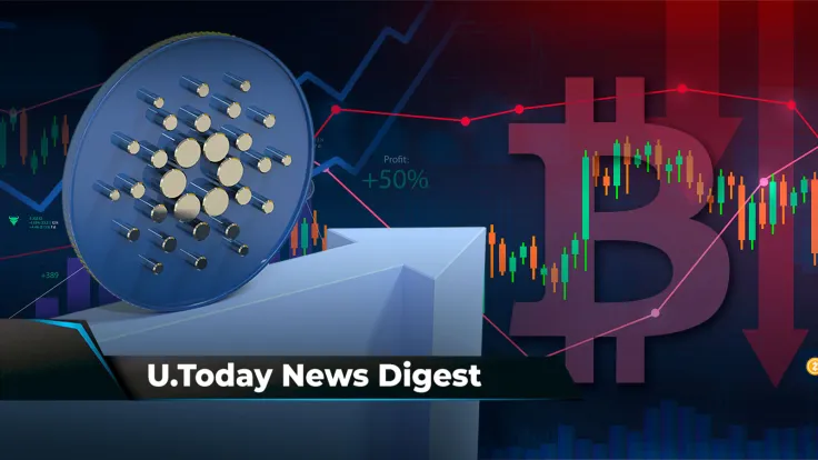 BTC Might Drop to $19,000 Again, ETH Fees Plunge Ahead of Merge Event, Cardano Reaches New Milestone: Crypto News Digest by U.Today