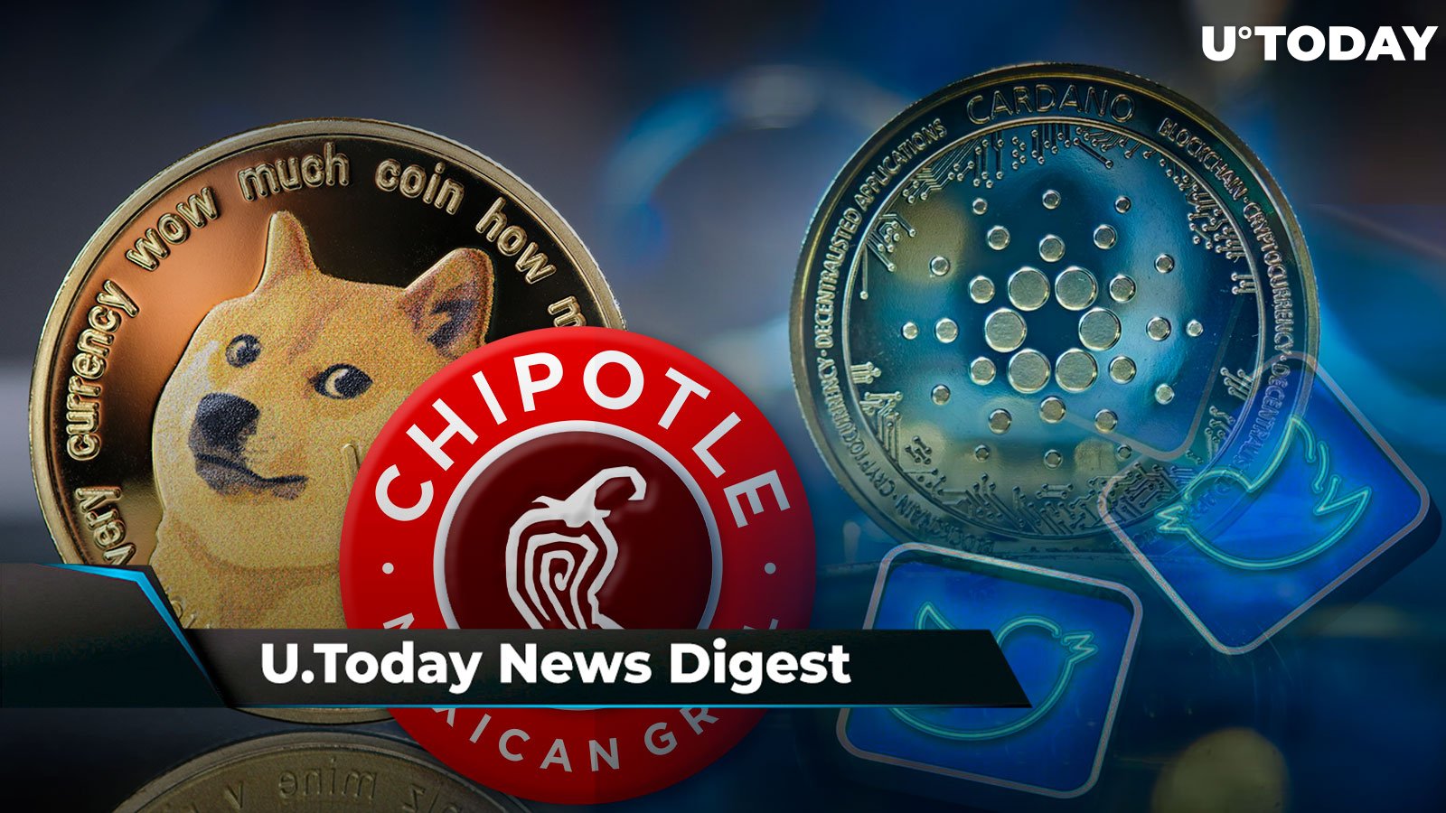 DOGE “Takes Over” Chipotle, SEC Fails to Revoke XRP Holders’ Amici Status, Cardano Loses Popularity on Twitter: Crypto News Digest by U.Today