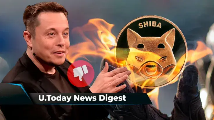 SHIB Burn Rate Raises Concerns, DOGE Creator No Longer Likes Elon Musk, SHIB and DOGE Accepted by Hublot: Crypto News Digest by U.Today