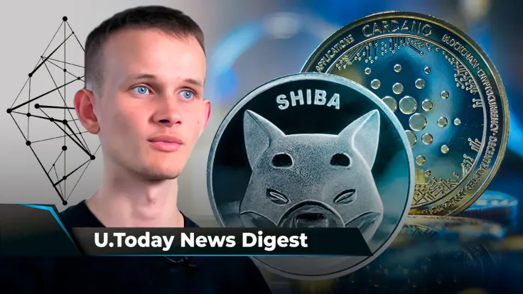 SHIB Owners to Be on “Lookout,” Someone Massively Buys ADA for Unknown Reason, Vitalik Buterin Presents New Feature for ETH: Crypto News Digest by U.Today
