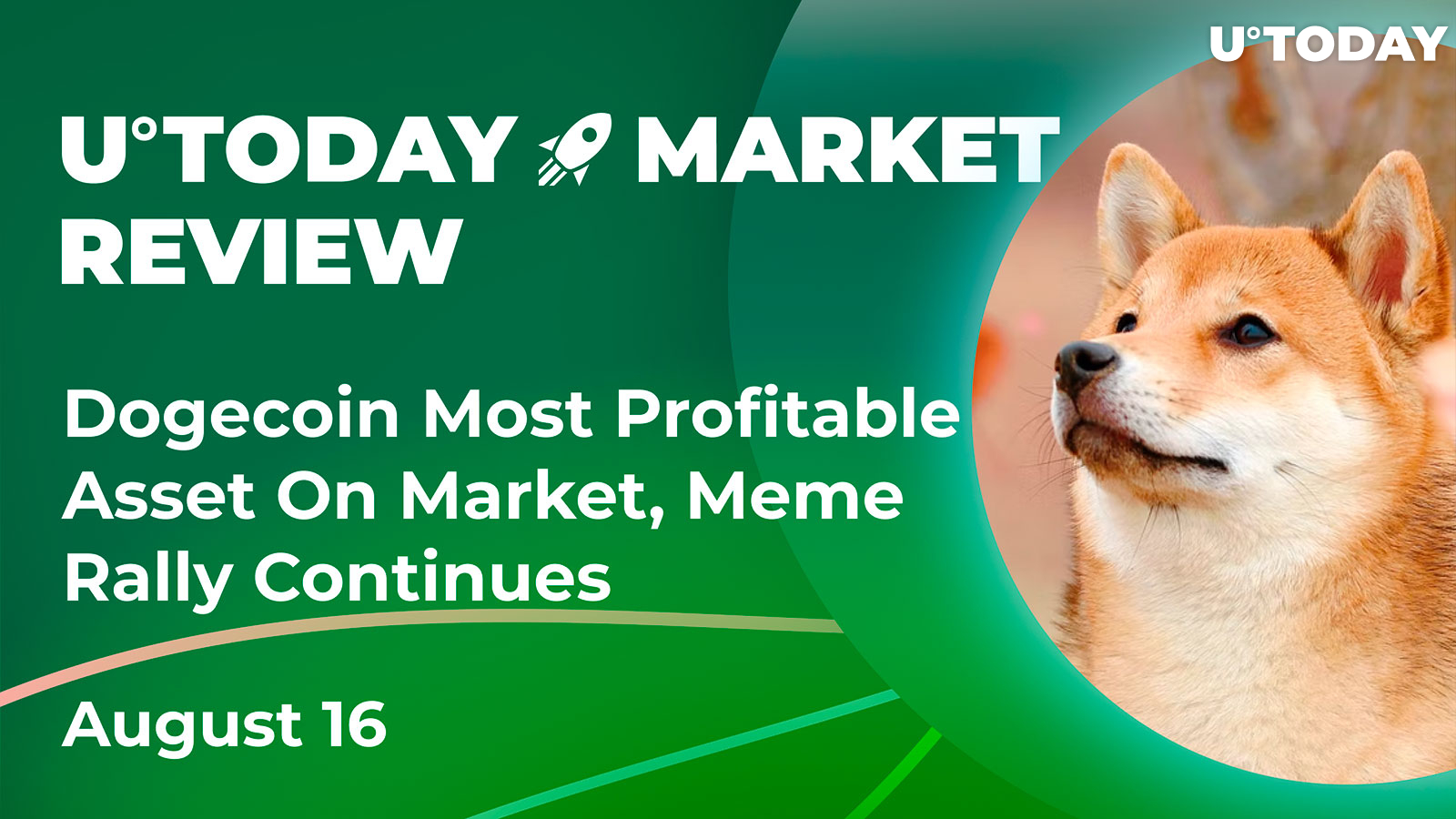 Dogecoin Most Profitable Asset on Market, Meme Rally Continues: Crypto Market Review, August 16