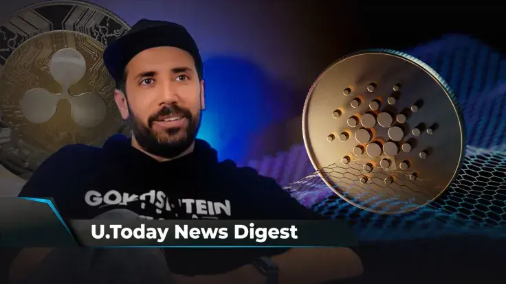 XRP Is up 26% in Week, David Gokhshtein Opines on Impact of Ripple’s Victory on Industry, Cardano’s Big Day Arrives: Crypto News Digest by U.Today