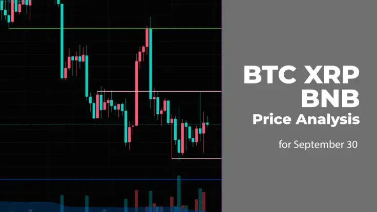 BTC, XRP and BNB Price Analysis for September 30