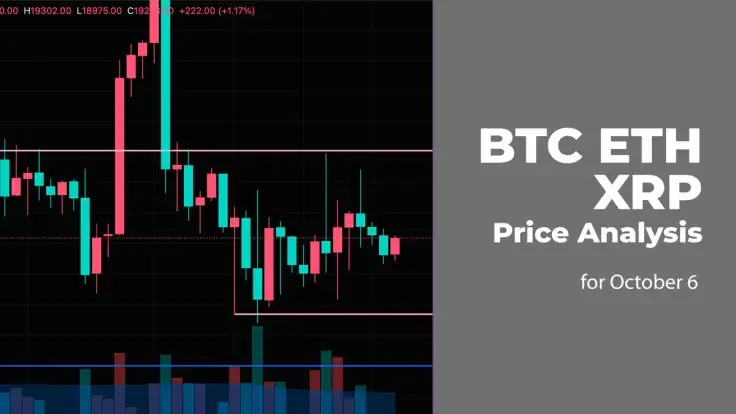 BTC, ETH and XRP Price Analysis for October 6