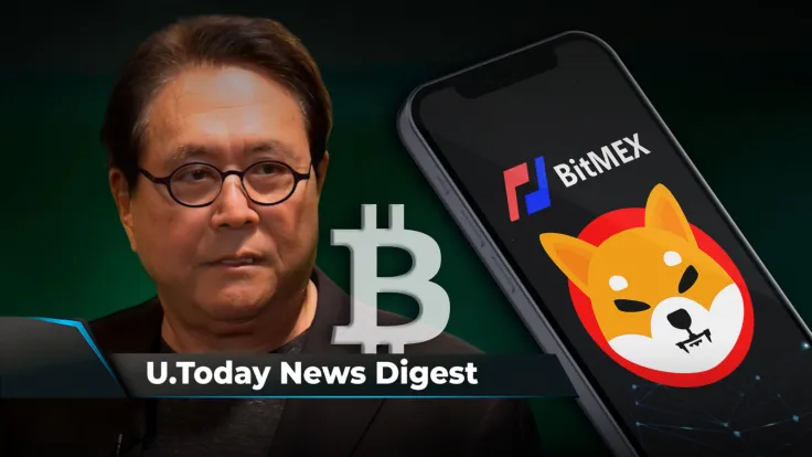 “Rich Dad, Poor Dad” Author Says It’s Time for BTC, SHIB Finally Listed on BitMex, This Could Reduce Ripple’s Chance to Win SEC: Crypto News Digest by U.Today
