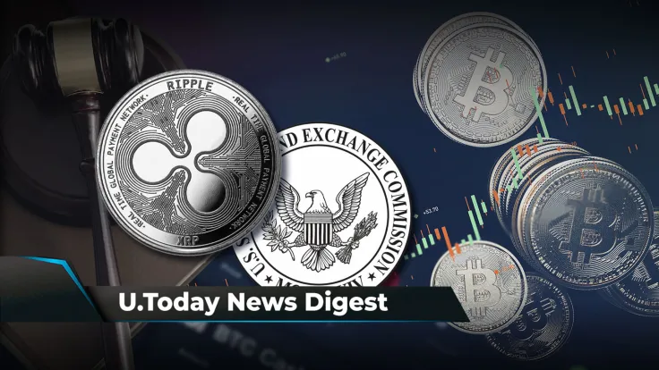Here Are Next Key Dates in Ripple-SEC Lawsuit, BTC Just Broke New Record, Ripple Expands ODL to France and Sweden: Crypto News Digest by U.Today