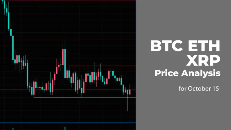 BTC, ETH and XRP Price Analysis for October 15