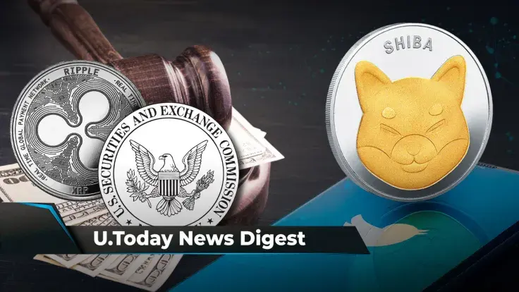 Lead SHIB Dev Apologizes for Countdown Tweet, Ripple Ally Objects to $22 Million SEC Fine, SHIB Needs 2% to Reach Important Goal: Crypto News Digest by U.Today