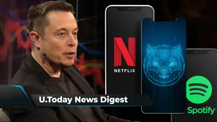 Elon Musk Records $140 Billion in Losses, SHIB Accepted as Payment for Netflix and Spotify, Former SEC Exec Suggests BTC Is Unregistered Security: Crypto News Digest by U.Today