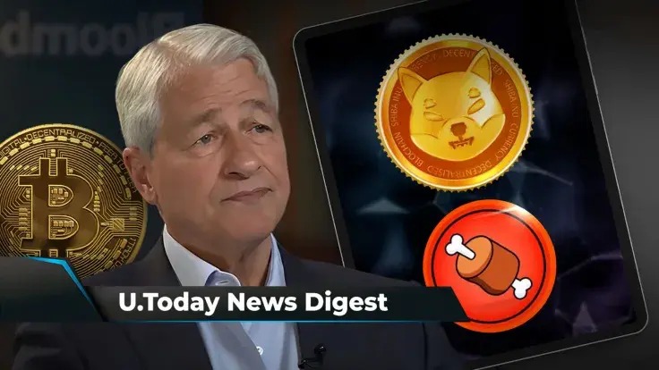 JPMorgan CEO Slams Bitcoin, Shibarium Launch Will Trigger Massive Buys of BONE, 4 Trillion SHIB Moved out of Binance: Crypto News Digest by U.Today