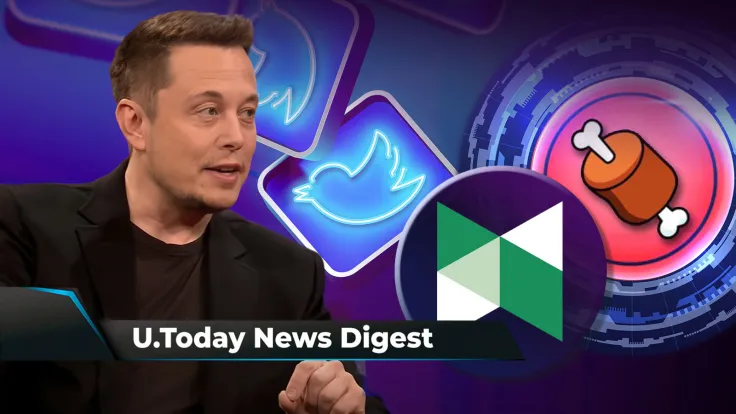 Elon Musk’s Tweets Draw DOGE and XRP Armies’ Attention, SHIB Used as Payment at Unstoppable Domains, BONE Listed by Poloniex: Crypto News Digest by U.Today