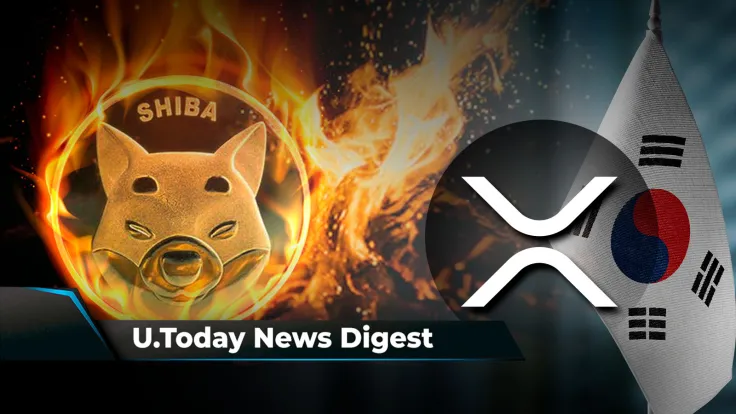 SHIB Army Excited by Shibarium Burning 70% of Base Fee, XRP Top Trading Token on Korea’s Exchanges, SHIB Lead Bonds with Japan’s SHIB Fans: Crypto News Digest by U.Today