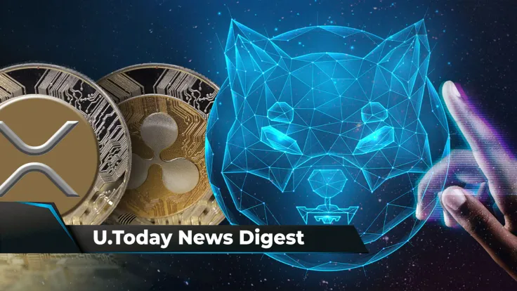 "XRP CEO" Reacts to Ripple's Billion-Dollar XRP Business Rumors, Trillions of SHIB May Hit Binance US following Voyager Deal: Crypto News Digest by U.Today