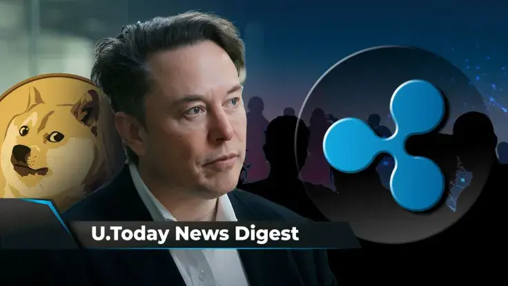Elon Musk’s 1 million DOGE Challenge Backfires, Binance CEO Urges Not to Get into Certain Meme Coins, Ripple Plans to Help 3.7 Billion People: Crypto News Digest by U.Today