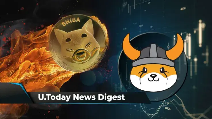 SHIB Burn Rate Jumps 30,940%, FLOKI Spikes 12% on Major Listing News, BabyDoge Crypto Card About to Go Live: Crypto News Digest by U.Today