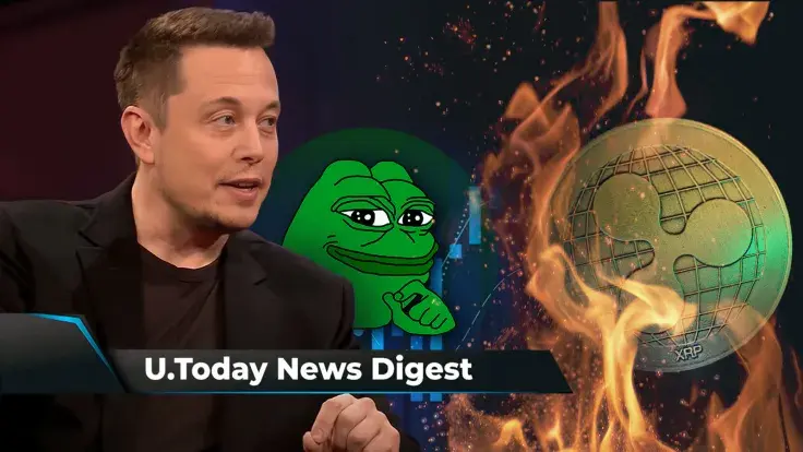 Ripple Ally v. SEC Takes New Turn, Elon Musk's Tweet Pushes PEPE up 54%, Ripple Could Burn Its XRP Right Now, Says Former Exec: Crypto News Digest by U.Today