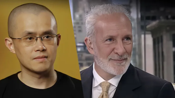 Binance CEO Celebrates Peter Schiff's Conversion to Crypto