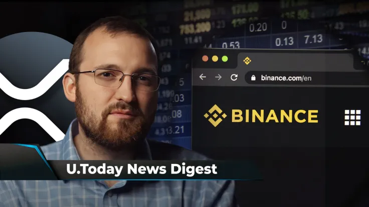 Cardano Founder Wants Truce With XRP Community, Binance Silently Changes Terms of Service, Ripple Top Lawyer Slams SEC Hypocrisy: Crypto News Digest by U.Today