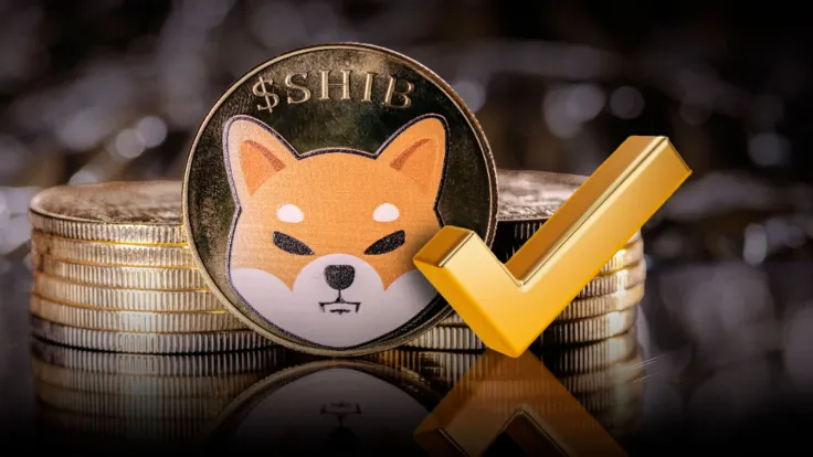 Shiba Inu Account Sports New Gold Check Mark
