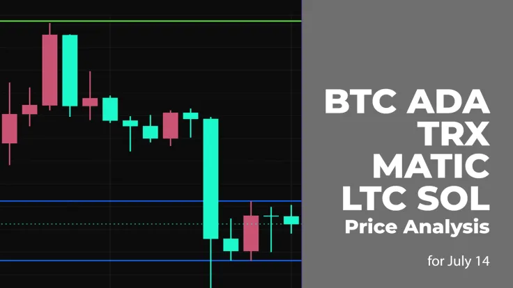 BTC, ADA, TRX, MATIC, LTC and SOL Price Analysis for July 14