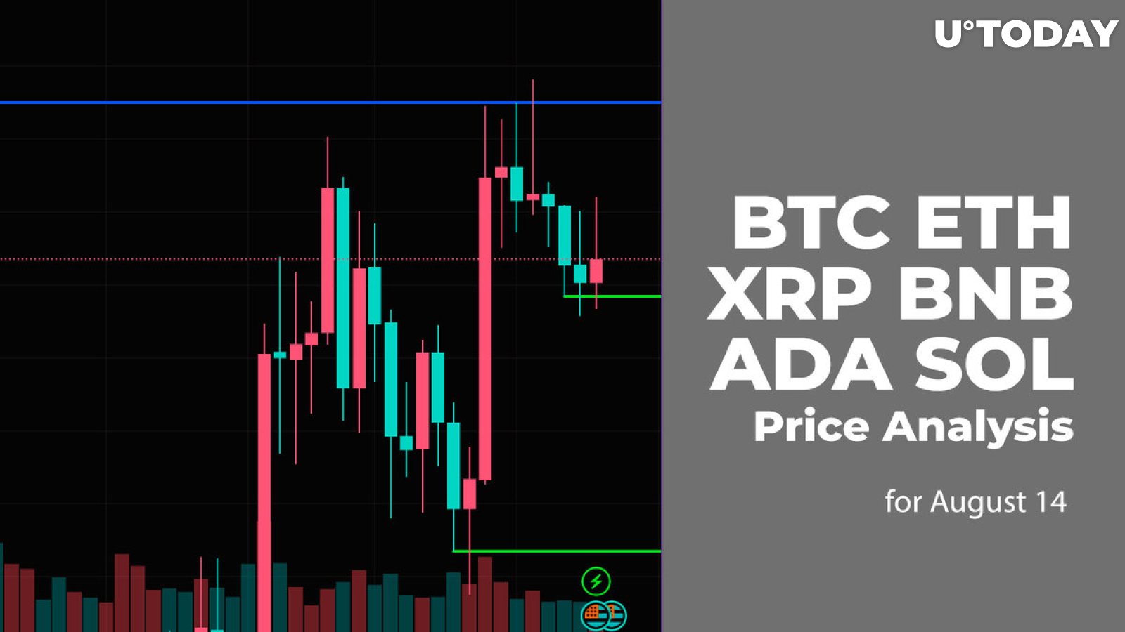 BTC, ETH, XRP, BNB, ADA, and SOL Price Analysis for August 14