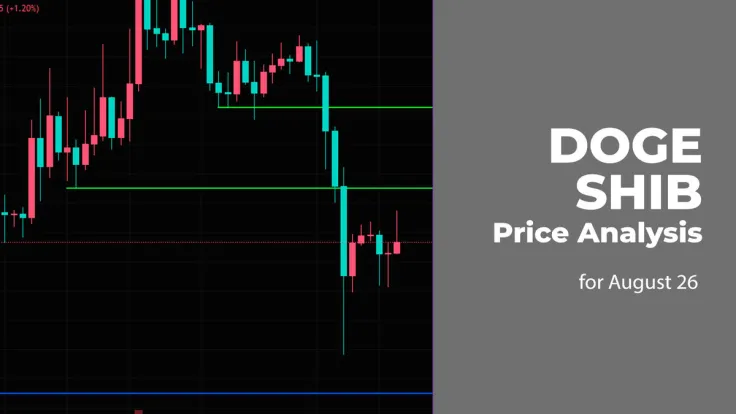 DOGE and SHIB Price Analysis for August 26