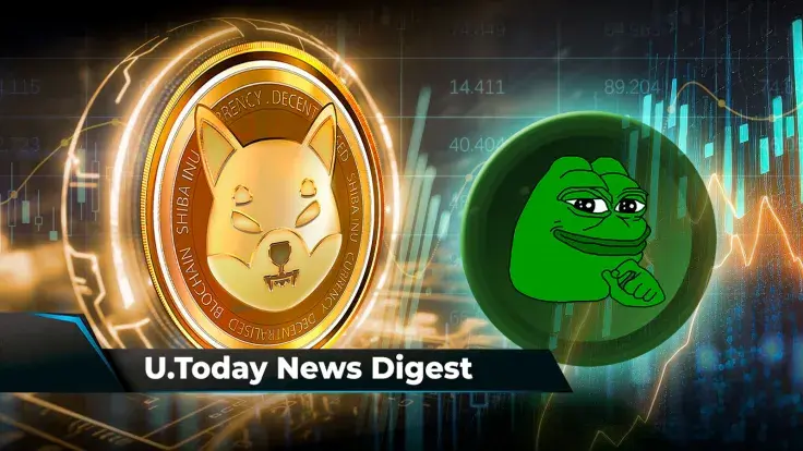 Only 17 Trillion SHIB Left for SHIB's Price to Move Forward, PEPE $15 Million Drama Puts It Among Top Trending Assets, Shiba Inu and Shibarium Hit Big Milestones: Crypto News Digest by U.Today