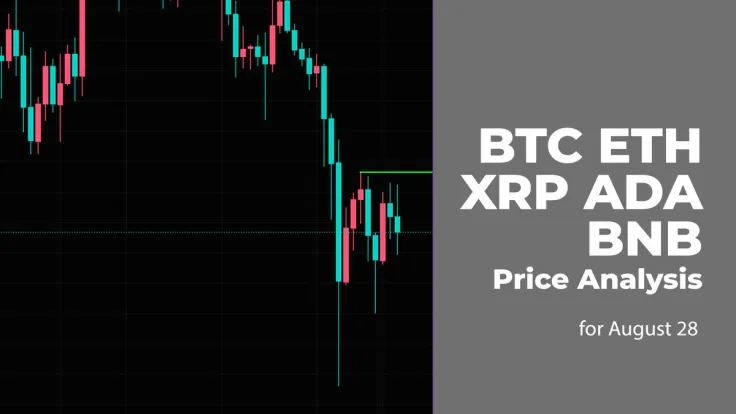 BTC, ETH, XRP, ADA and BNB Price Analysis for August 28