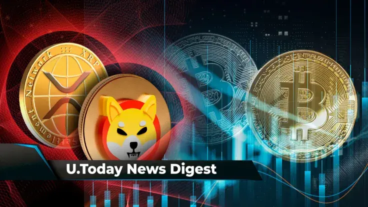 These SHIB and XRP Pairs Eye Delisting From Major Exchange, BTC Targets $30,000 Now, SHIB Army Pushes SHIB Burns High into Green: Crypto News Digest by U.Today