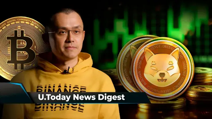 Binance CZ Makes Bold Prediction Regarding BTC Halving, SHIB Triggers 1,500% On-Chain Spike, Millions of XRP on Move to New Destination: Crypto News Digest by U.Today