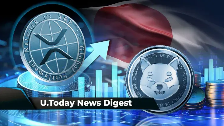 XRP Price Suddenly Jumps, SHIB Listed by Japanese Crypto Exchange, Cardano Founder Addresses XRP Army's Ethereum Conspiracy: Crypto News Digest by U.Today