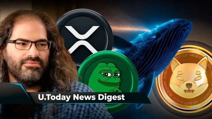 Ripple CTO Surprises XRP and PEPE Fans With Cryptic Post, Mysterious Whale Invests $444,000 in SHIB, Here's Next Important Date in Ripple v. SEC Case: Crypto News Digest by U.Today