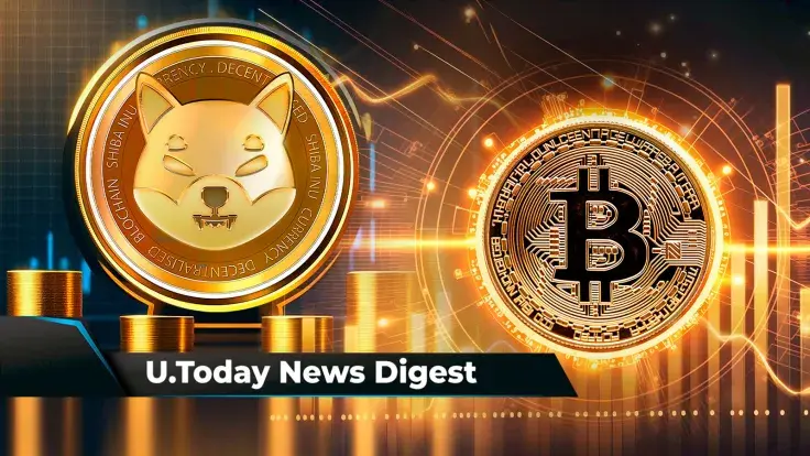 SHIB on Course to Erase Another Zero, Bitcoin Forms Golden Cross, Shytoshi Kusama Sends This Cryptic Message to SHIB Army: Crypto News Digest by U.Today