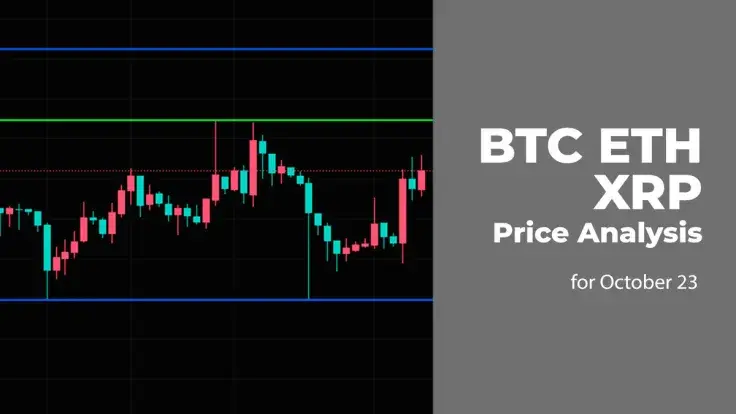 BTC, ETH and XRP Price Analysis for October 23