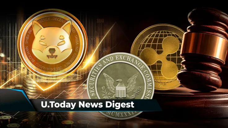 Shiba Inu Nears 298 Trillion SHIB Barrier, XRP Lawyer Outlines 99.9% Win Scenario in Ripple-SEC Case, Shytoshi Kusama Urges SHIB Influencers to Unify: Crypto News Digest by U.Today