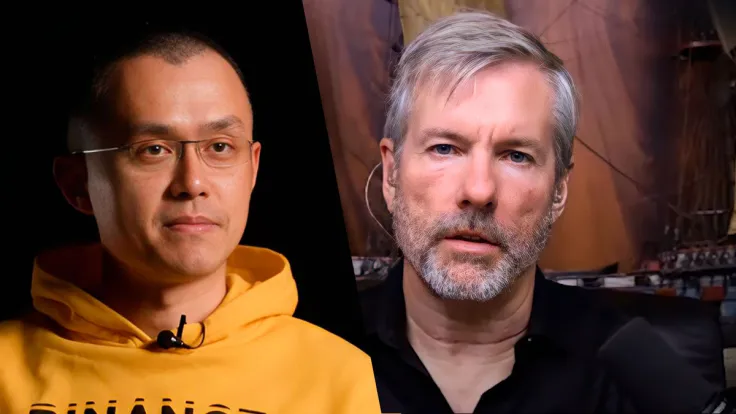 CZ Supports Michael Saylor on His Bitcoin (BTC) Strategy, Here's What He Says