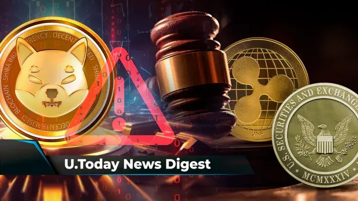 SHIB Holders Warned About New Scam, CZ Supports Michael Saylor on His Bitcoin Strategy, Judge Sets Schedule for Ripple-SEC Remedy Discovery: Crypto News Digest by U.Today