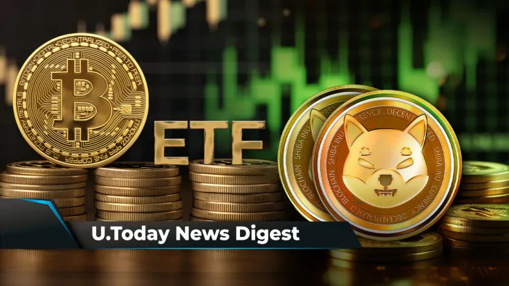 Wall Street Eyes $100 Billion Potential for Bitcoin Spot ETF, Three Reasons Why SHIB Wallets Soared 14,793% in 20 Months, Ripple CTO Spooks XRP Army: Crypto News Digest by U.Today