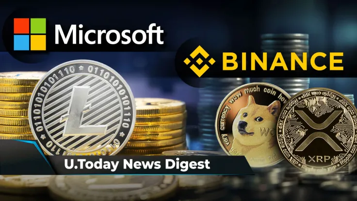 LTC Now Accepted for Microsoft Payments; Binance Launches Zero Fees on XRP, DOGE Trading Pairs; Samson Mow Makes Crucial BTC Prediction: Crypto News Digest by U.Today