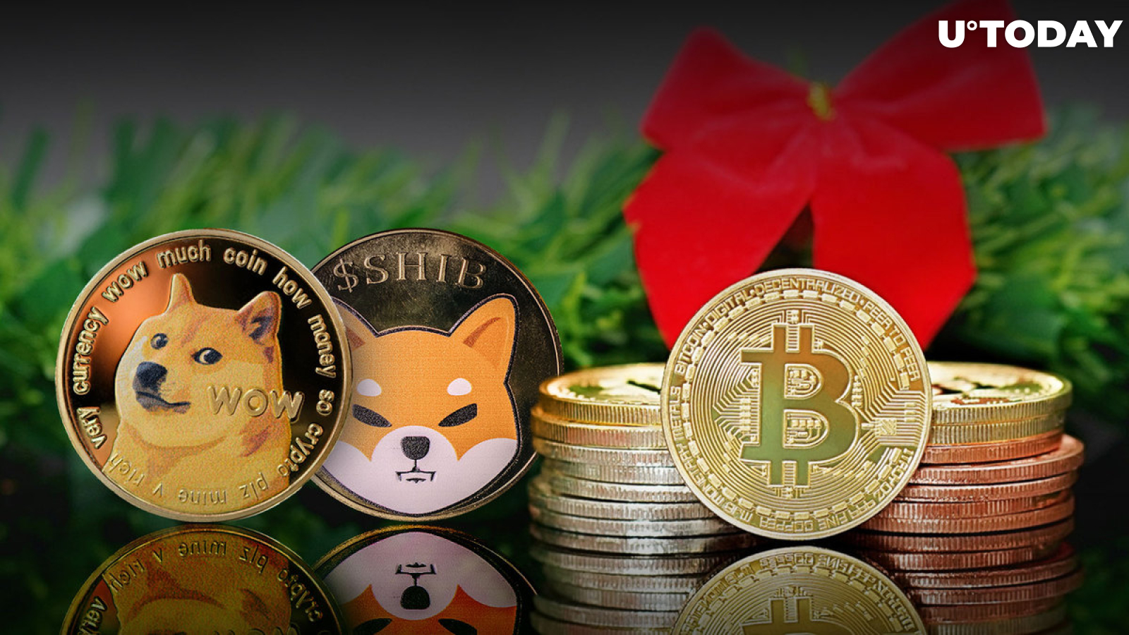 DOGE, SHIB turėtojai gaus dideles Kalėdų Bitcoin dovanas iš aukščiausios biržos