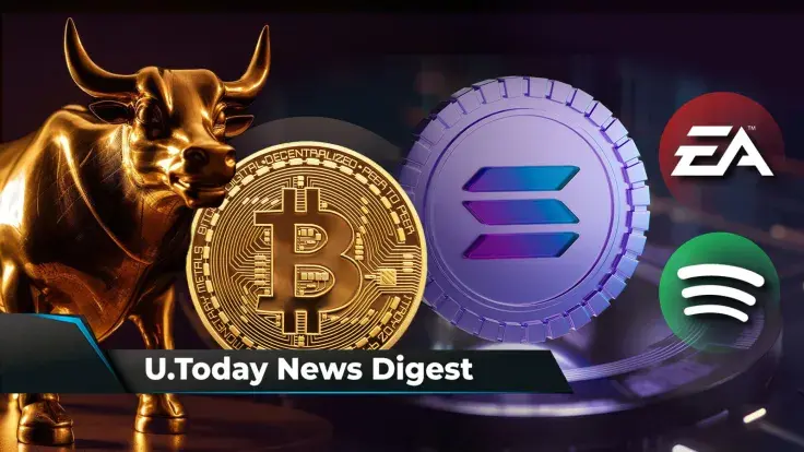 $45,000 Remains Major Resistance for BTC Bulls, Solana Takes Over Spotify and Electronic Arts, SHIB Launches Domain Name System With D3: Crypto News Digest by U.Today