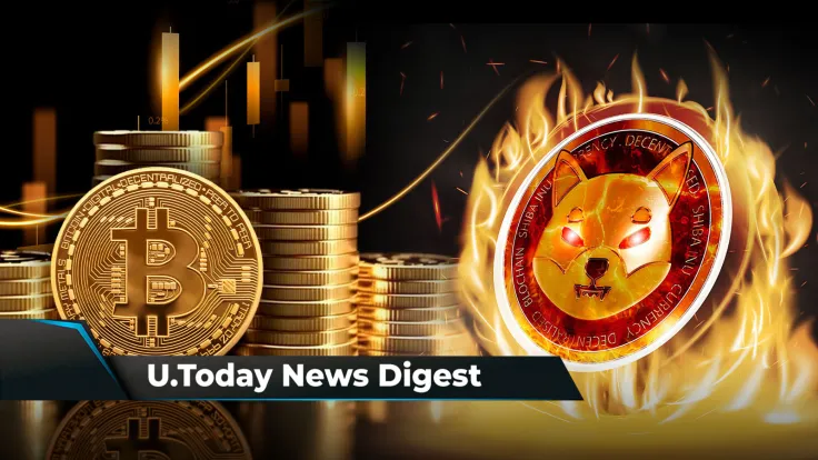 Here's Catalyst for BTC's Potential 6,000% Rise, 9.25 Trillion SHIB May Be Burned This Month, $1.19 Million Sent to Satoshi BTC Wallet in Mysterious Transfer: Crypto News Digest by U.Today