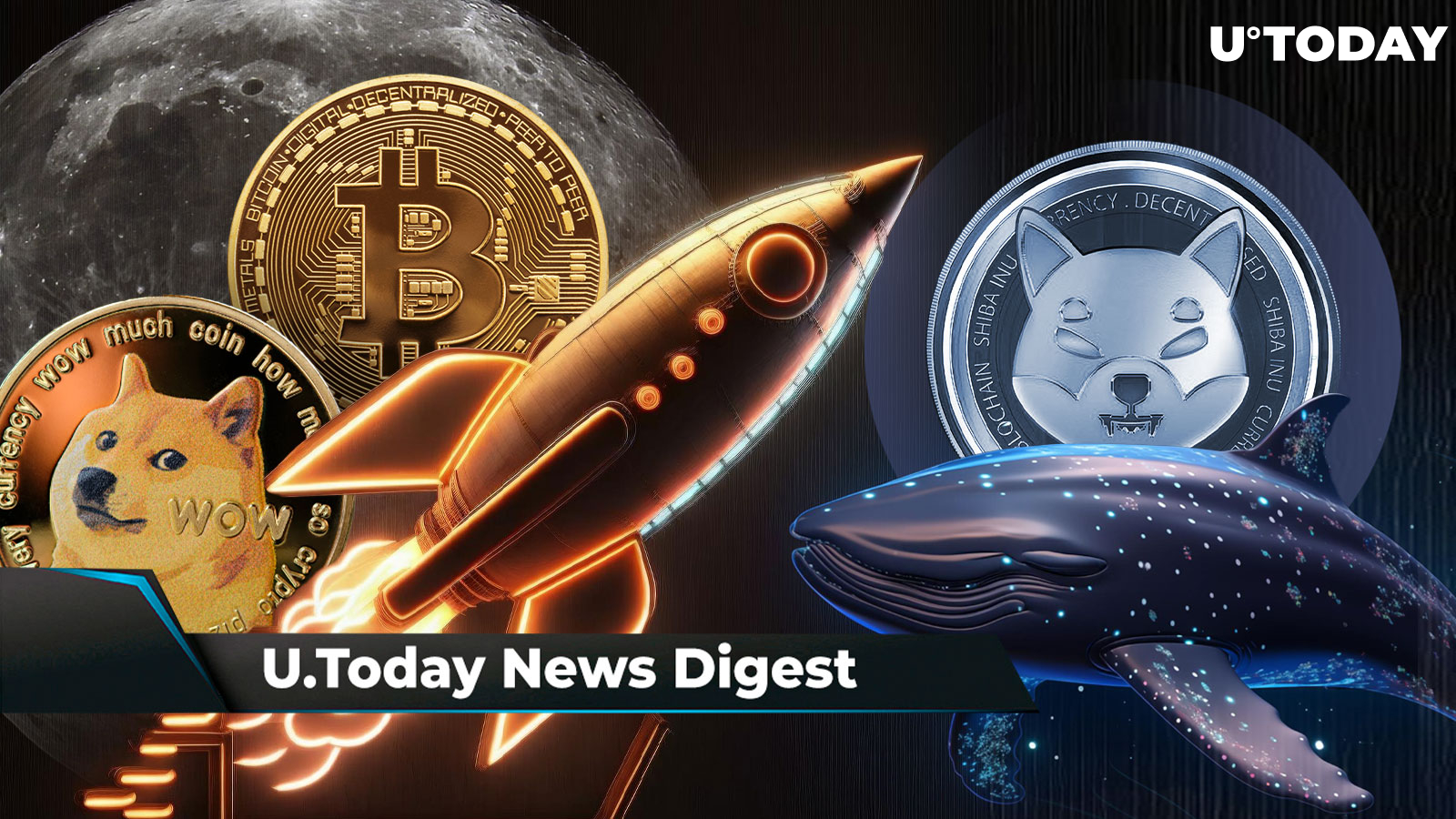 DOGE and BTC Head to Literal Moon, Bitcoin Made History With This Bullish Pattern, 546 Billion SHIB Withdrawn from Binance: Crypto News Digest by U.Today
