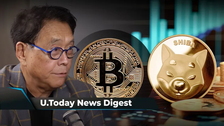 'Rich Dad Poor Dad' Author Shares How Much BTC He Bought After ETF Approval, SHIB Erases Another Zero, Ripple CEO Celebrates SEC Approval: Crypto News Digest by U.Today