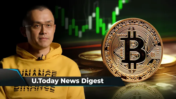 CZ to Be Sentenced in Late April, 'Rich Dad Poor Dad' Author Kiyosaki Warns About 70% Crash of S&P500, Tuur Demeester Predicts BTC to Reach $600,000: Crypto News Digest by U.Today