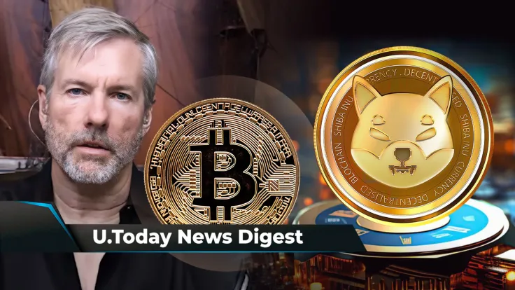 Michael Saylor Breaks Silence on BTC Price, Here's What SHIB Price Needs to Finally Erase Zero, Adam Back Says BTC Might Reach $700,000 If This Happens: Crypto News Digest by U.Today