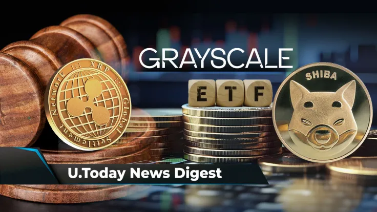 Ripple to Face Another Lawsuit, SHIB Army Petitions Grayscale to Launch ETF, Major Bitcoin Correction After Halving Predicted by Top Analyst: Crypto News Digest by U.Today