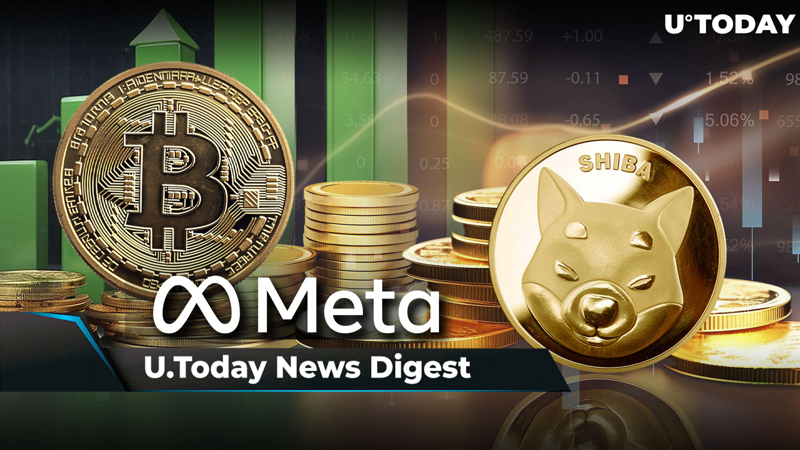 Bitcoin Surpasses Meta by Market Cap, Shiba Inu Becomes 10th Largest Crypto, XRP New Listings on Horizon From Major Crypto Exchange: Crypto News Digest by U.Today