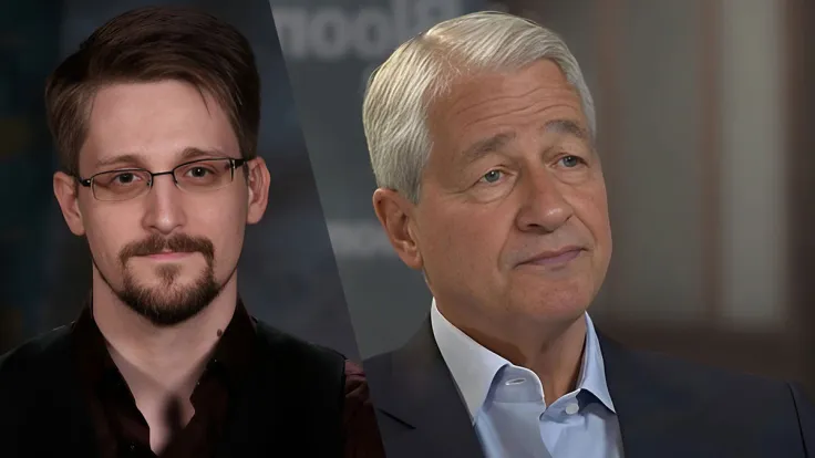 Snowden Roasts JP Morgan CEO Over Bitcoin Price and Purchases