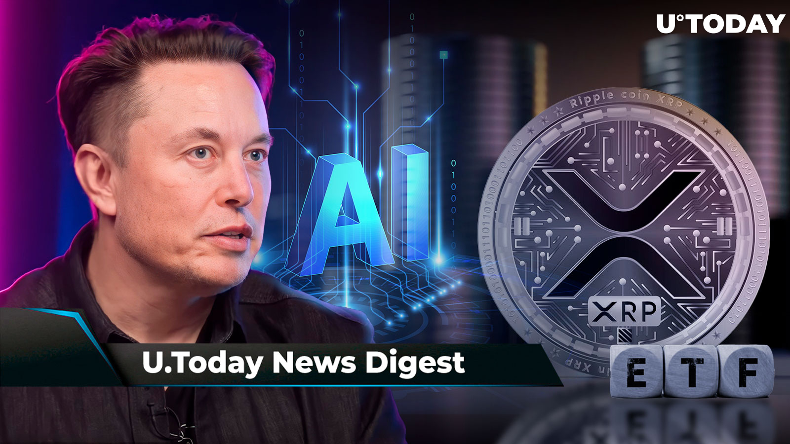 XRP ETF Might Be on Horizon, Per This Hint; Elon Musk's Shocking AI Prediction Stuns Community, SHIB Emerges as Meme Coin Leader: Crypto News Digest by U.Today
